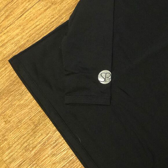 SParms Men’s Black High Neck Long Sleeve Sun Protection Body Warm Top Size XL - Picture 9 of 13